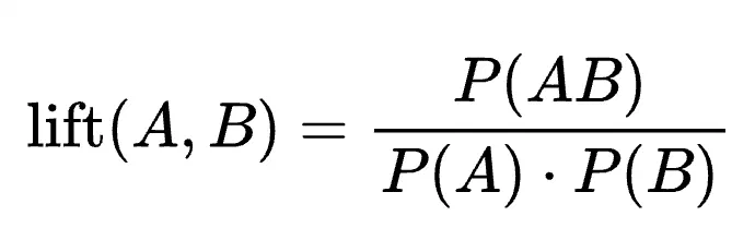 Formula for lift